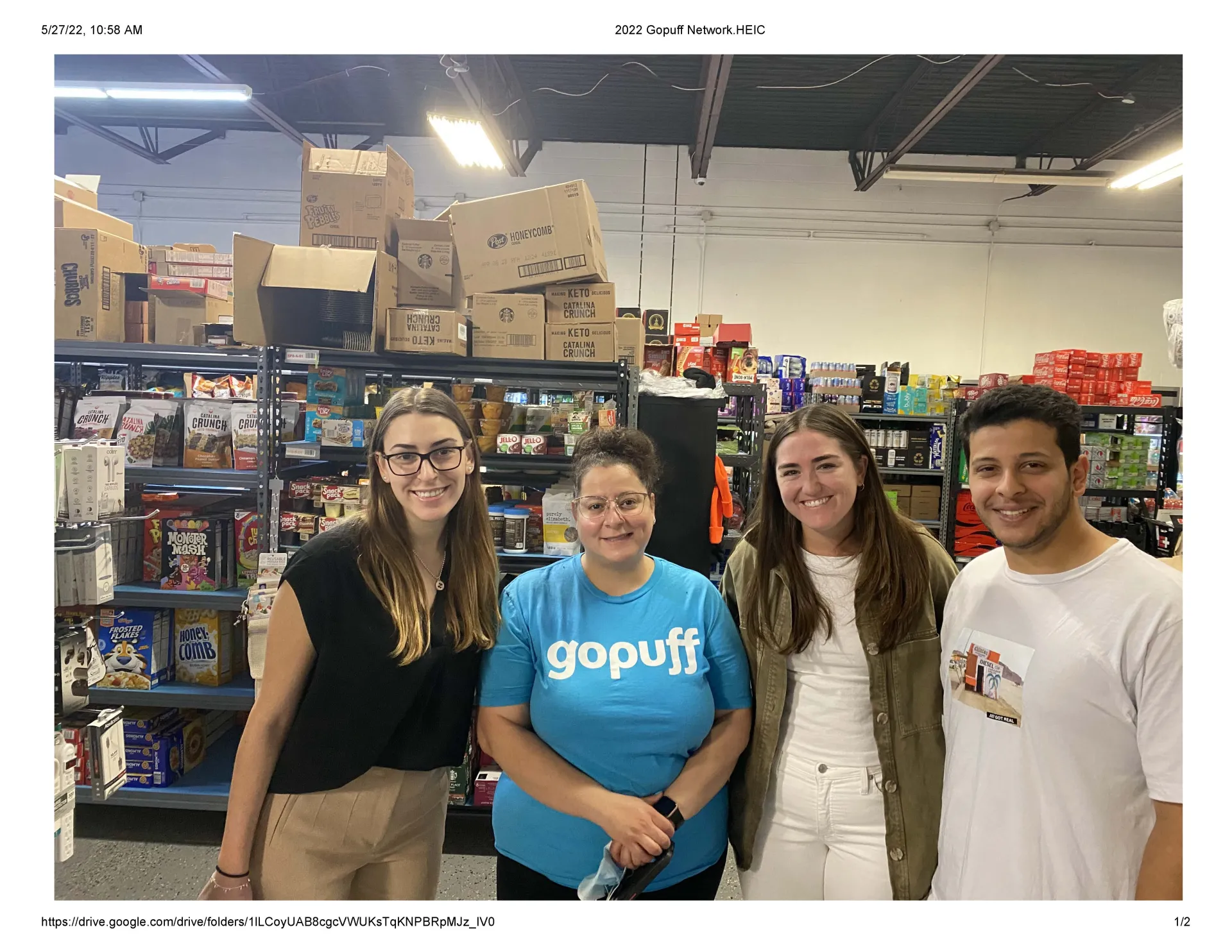 2022 Gopuff Network team