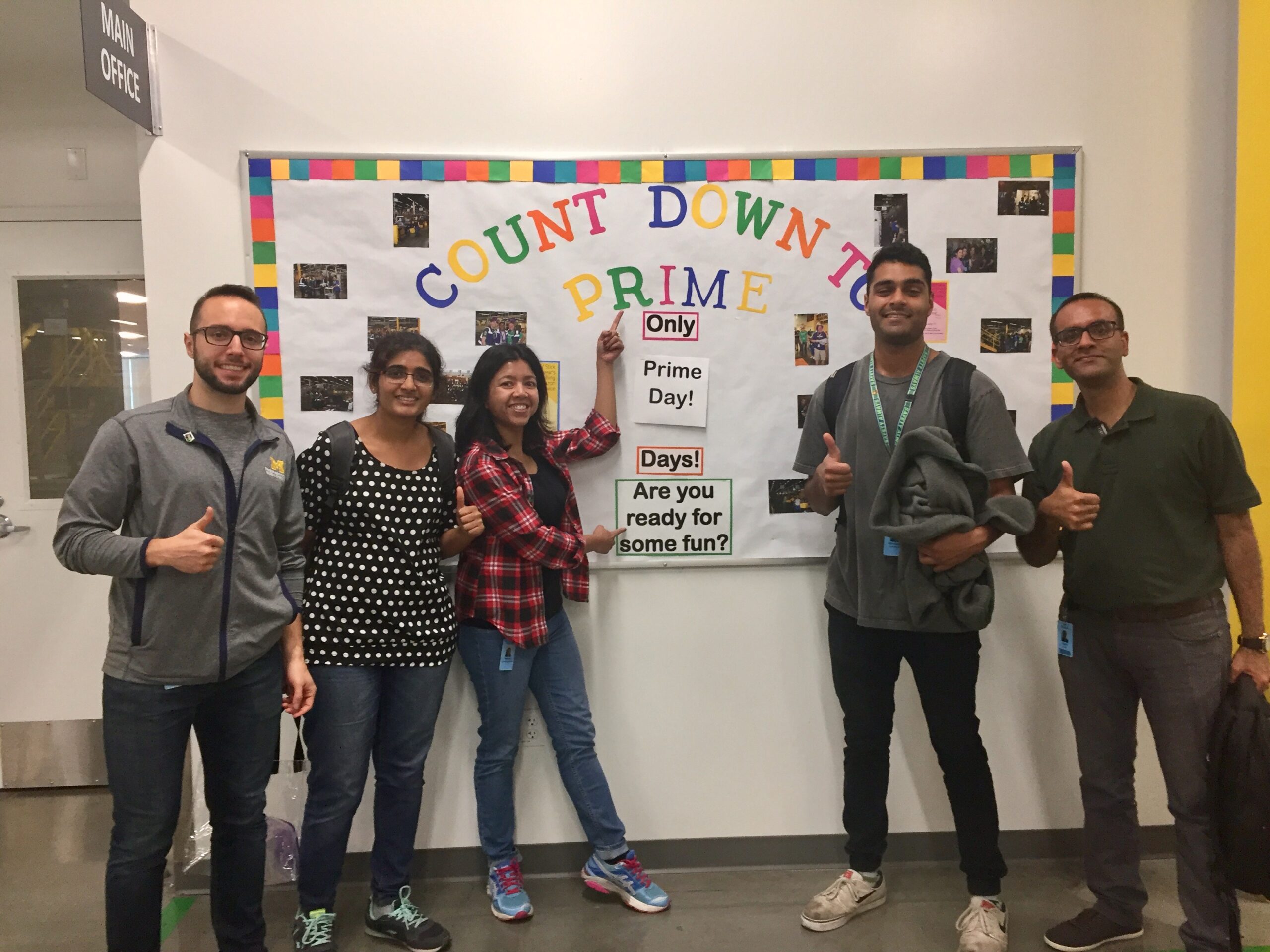 Amazon 2017 Fufillment team countdown to prime day