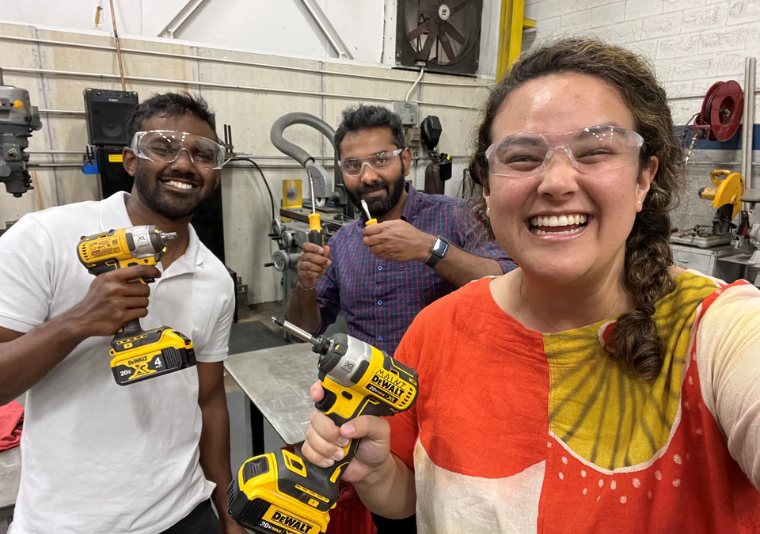 Students at Stanley Black & Decker