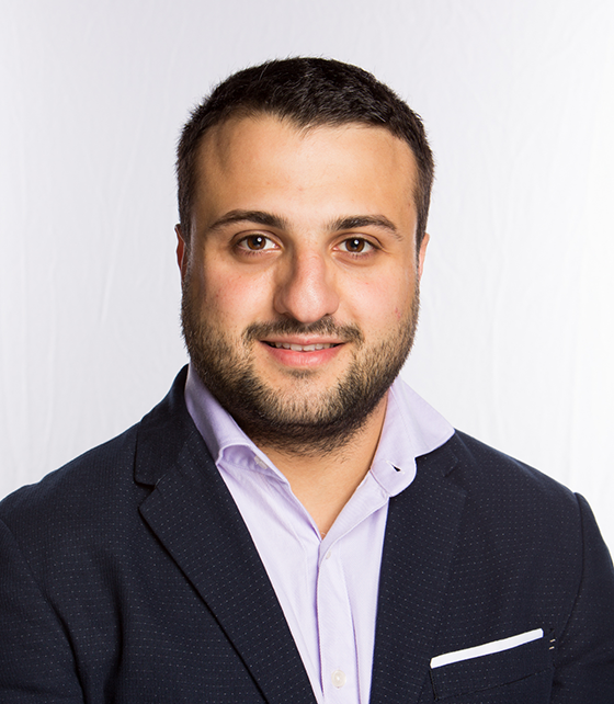 Portrait of Tauber faculty advisor Raed Al Kontar