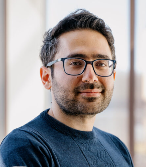 Portrait of Tauber faculty advisor Salar Fattahi