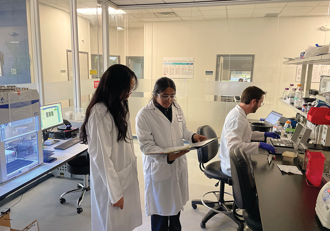 Kromatid project team 25 analyzes data