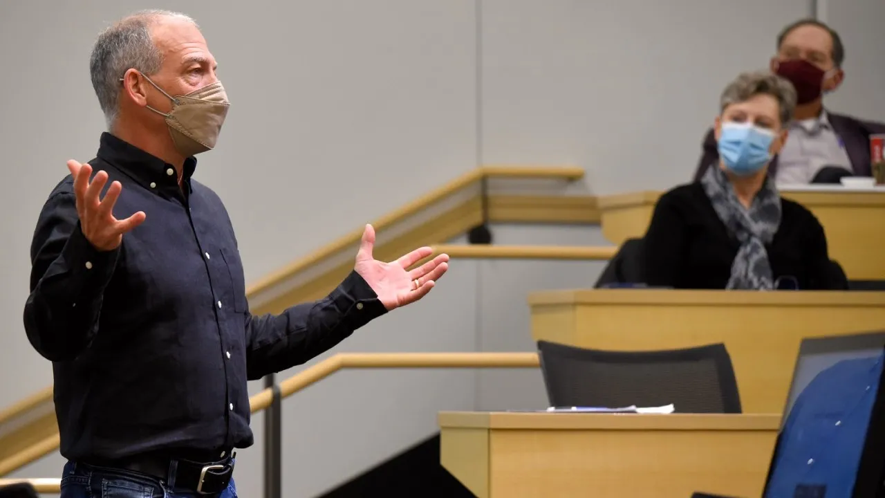 Brian Tauber at the Leadership Speaker Series, January 2022