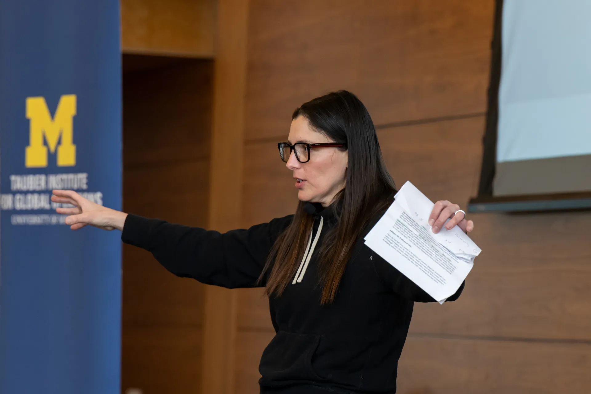 Jackie Cook speaks at GOC